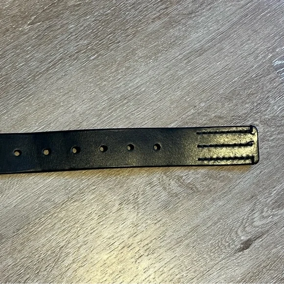 GAP Black Leather Belt - 34 - Picture 3 of 5